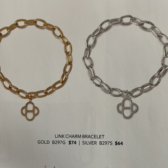 Stella & Dot Link charm bracelet - Picture 2 of 2